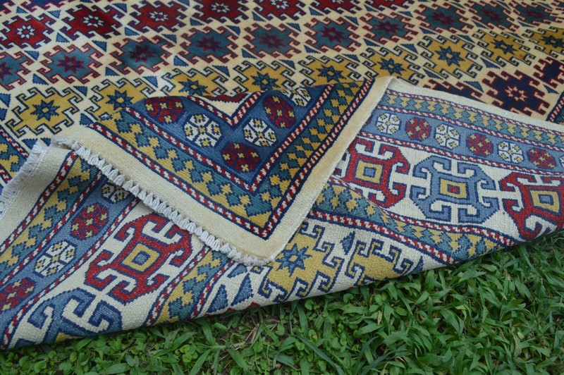 5 X 7 Ft COLLECTORS’ ITEM Stunning Boteh's Maresali Geometric Pattern Carpet gallery
