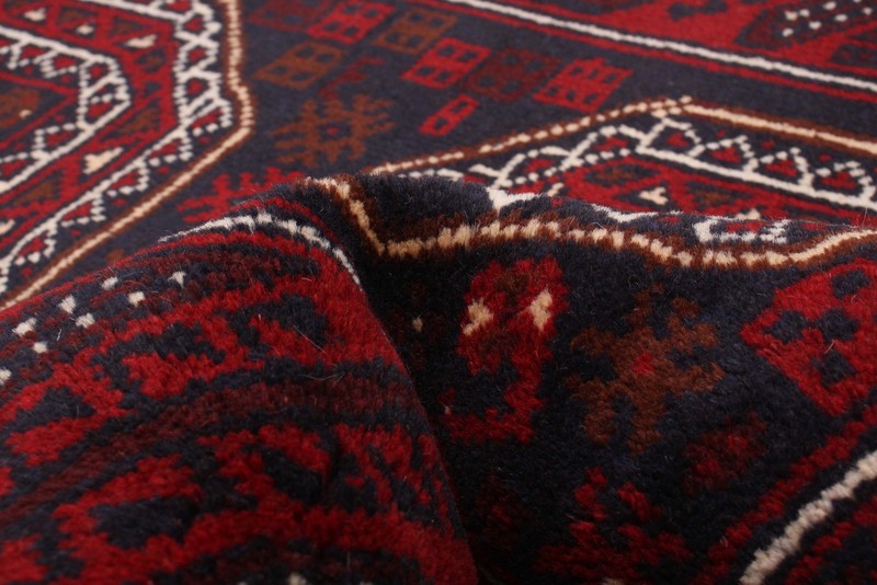 Vintage Geometric Area Rug 3'2" x 5'7" Traditional Hand-Knotted Wool Carpet gallery