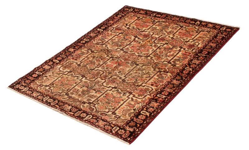 Traditional Vintage Hand-Knotted Oriental Carpet 4'9" x 6'8" Wool Area Rug gallery