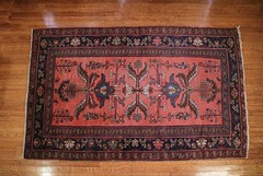 Antique Rich Colors Carpet Area Rug 4’4″ x 6’7″ Watermelon Kurdish
