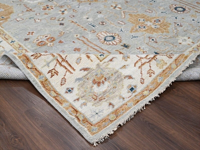 Stunning Vegy Dye,Wool Pile Legendary Oushak Rug 10'1"x13'10" gallery