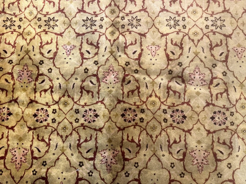 Pak Per'sian Rug 8x10, Allover Pattern, Gold-Tan, Fine 200 KPSI gallery