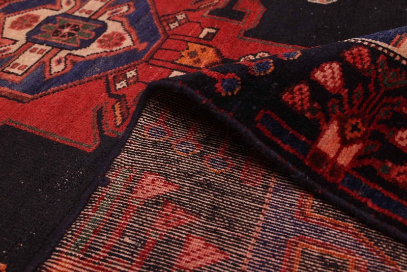 Vintage 4'1" x 9'6" Traditional Hand Knotted Vegetable Dye Wool Area Rug gallery