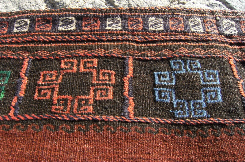 Vintage Tribal Sofreh Rug 40'' x 51'' Afghan Tribal Sofreh Rug Area Wool Rug gallery