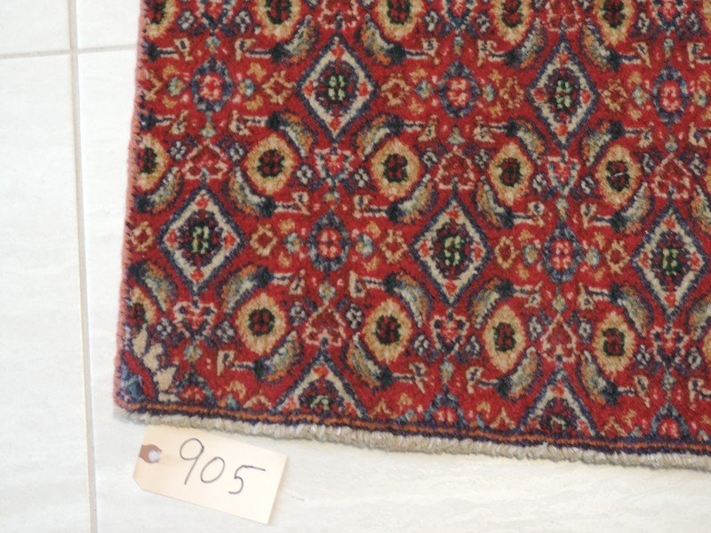 3x6ft. Semi Antique Afghan Balouch Wool Rug gallery