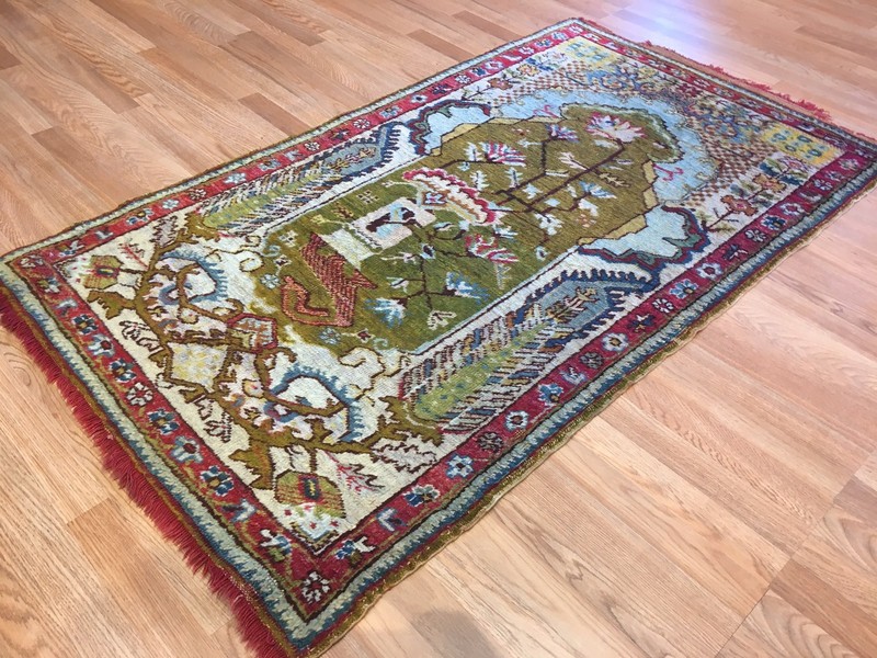 Beautiful Bergama - 1860s Antique Turkish Rug - Oriental Carpet - 3.5 x 5.9 ft. gallery