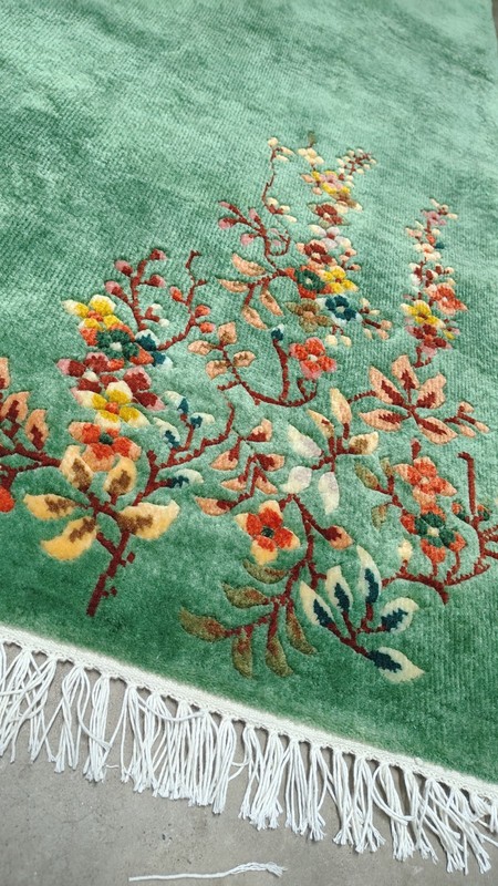 NEW ART DECO CHINESE WALTER NICHOLS RUG 4x6 ft ABSOLUTE BARGAIN. gallery