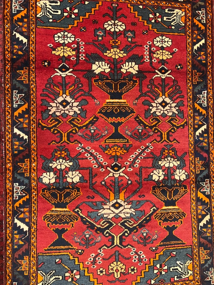 130 X 200 COLLECTORS' ITEM Antique Natural Vegetable Dye Caucasus Shirvan Carpet