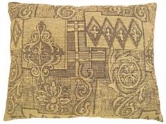 Vintage Decorative Pillow with Floro-Geometric Design on Both Sides, 22″ x 18″