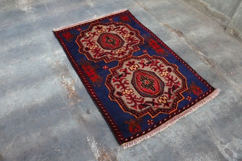 Afghan Handmade Taimani Rug 4'10 x 3'2 ft gallery