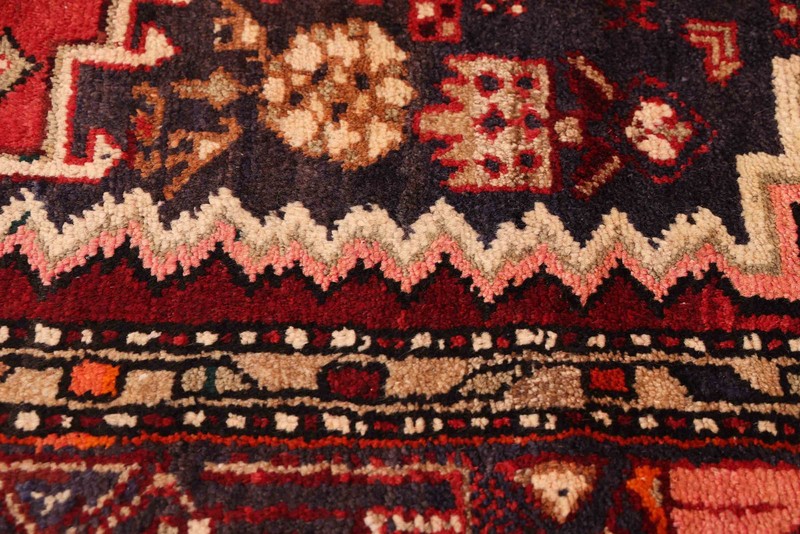 Vintage Hand-Knotted Area Rug 4'6" x 7'1" Traditional Wool Carpet gallery