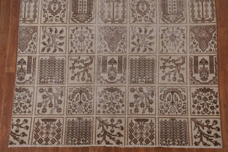 Garden Design Handmade Rug 6x10 Ft Oriental Carpet Traditional Distressed Rug gallery