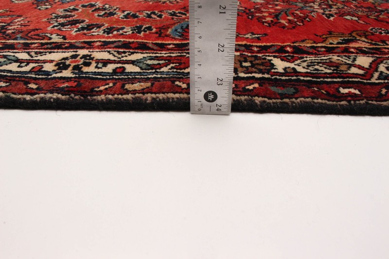3'8" x 10'0" Vintage Hand-knotted Runner Rug Traditional Oriental Wool Carpet gallery