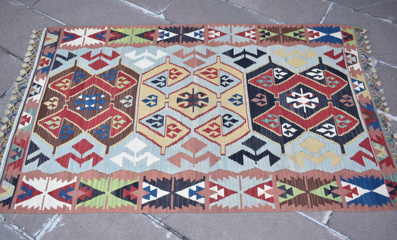 Turkish Rug 40'' x 67'' Fine Quality Konia Rug Home Decor Rug Flat Woven Rug gallery