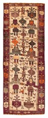 Vintage Hand-Knotted Area Rug 4’8″ x 12’6″ Traditional Oriental Wool Carpet