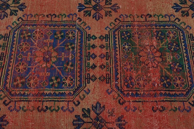 6 ft Runner Rug, 9x7, Flatweave Rugs, Bedroom Rug, 2, Turkish Rugs, Vintage Rug gallery