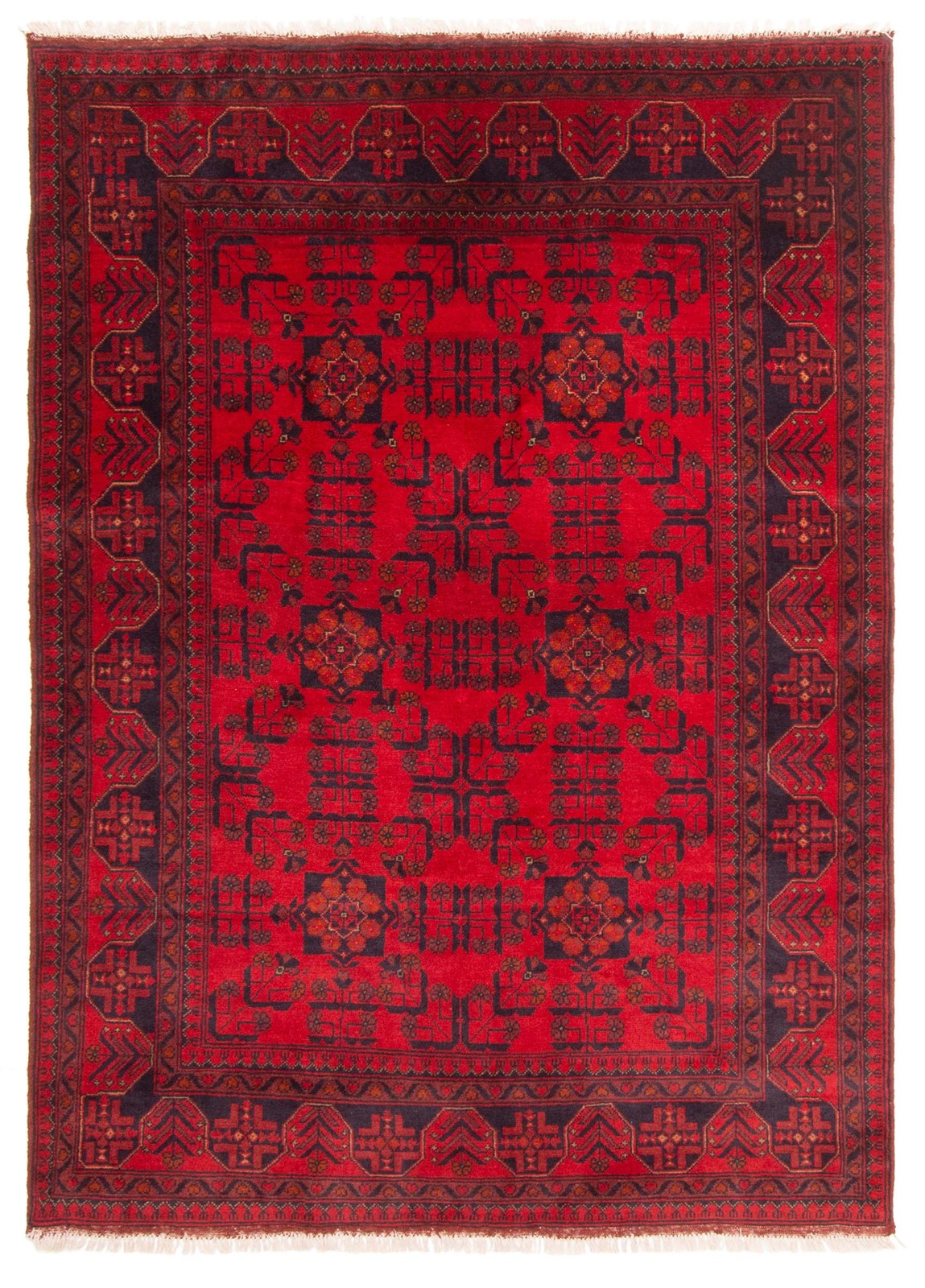 Traditional Vintage Hand-Knotted Oriental Carpet 4'10" x 6'8" Wool Area Rug gallery