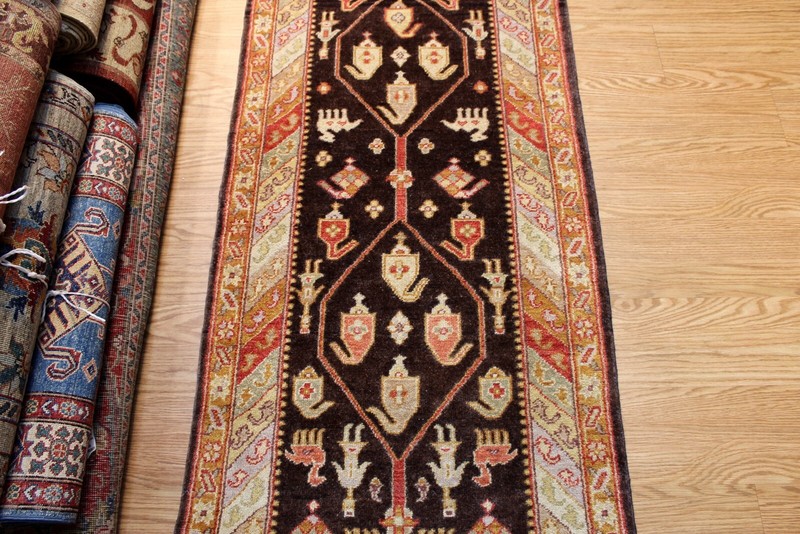 6 FT. ANTIQUE TRADITIONAL ANATOLIAN RUG TRIBAL ORIENTAL HALL RUNNER 2'7" x 6' gallery