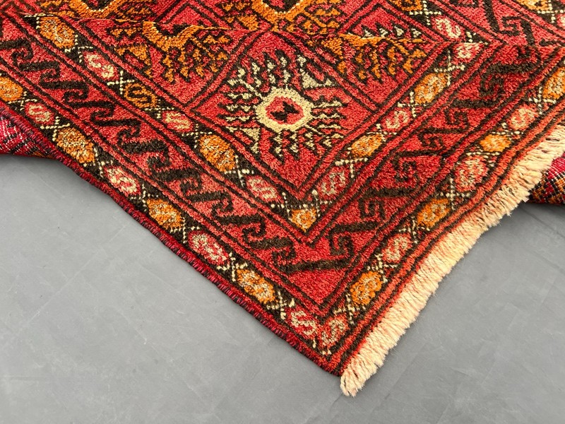 Vintage Nomad Maldari Tribal Natural Vegetable Dye TribalKowdani Prayer Carpet gallery