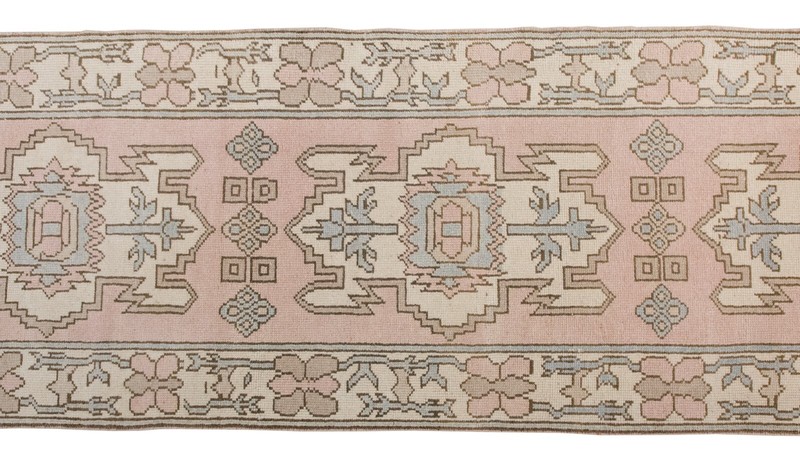 Vintage Runner,Oushak Rug,Floor Rug,Runner Rug,Turkish Runner, 2'11 X 18 feet gallery