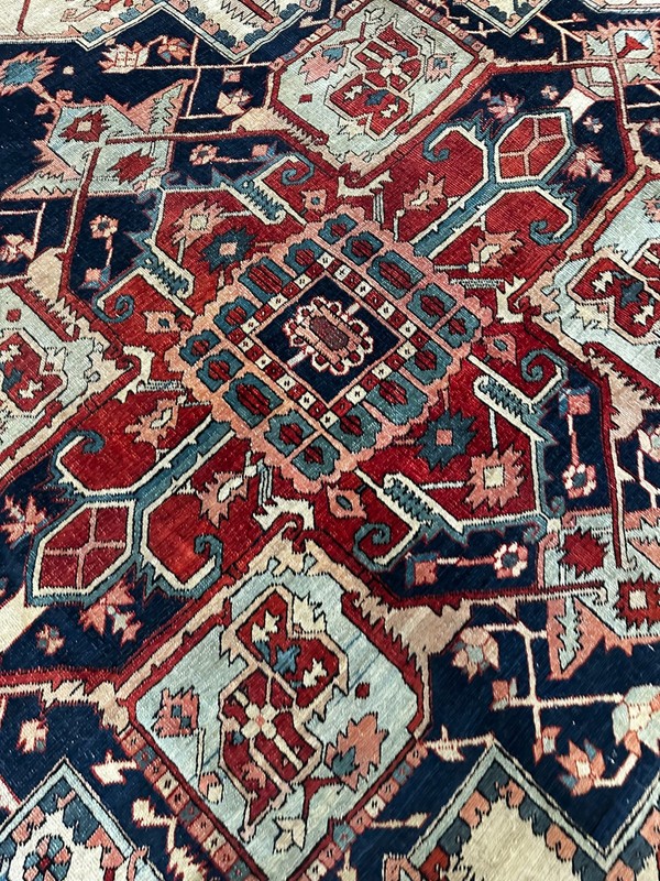 Rare Antique Oriental Rug, Excellent Condition, Collector's Piece, 12x15 gallery
