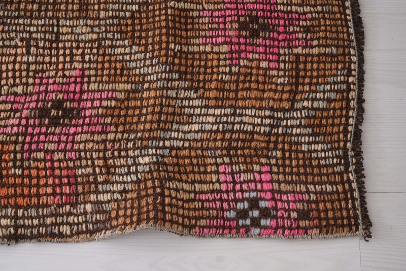 2x9 Turkish Kilim Runner Rug Neutral Vintage Carpet Traditional Handmade Rug 169 gallery