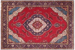Exceptional 9’10” x 13’1″ Hand-Knotted Wool Area Rug – Traditional Medallion