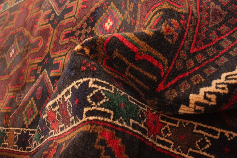 Vintage 2'11" x 4'8" Traditional Hand Knotted Vegetable Dye Wool Area Rug gallery