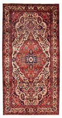 Vintage Hand-Knotted Area Rug 5’5″ x 10’6″ Traditional Oriental Wool Carpet