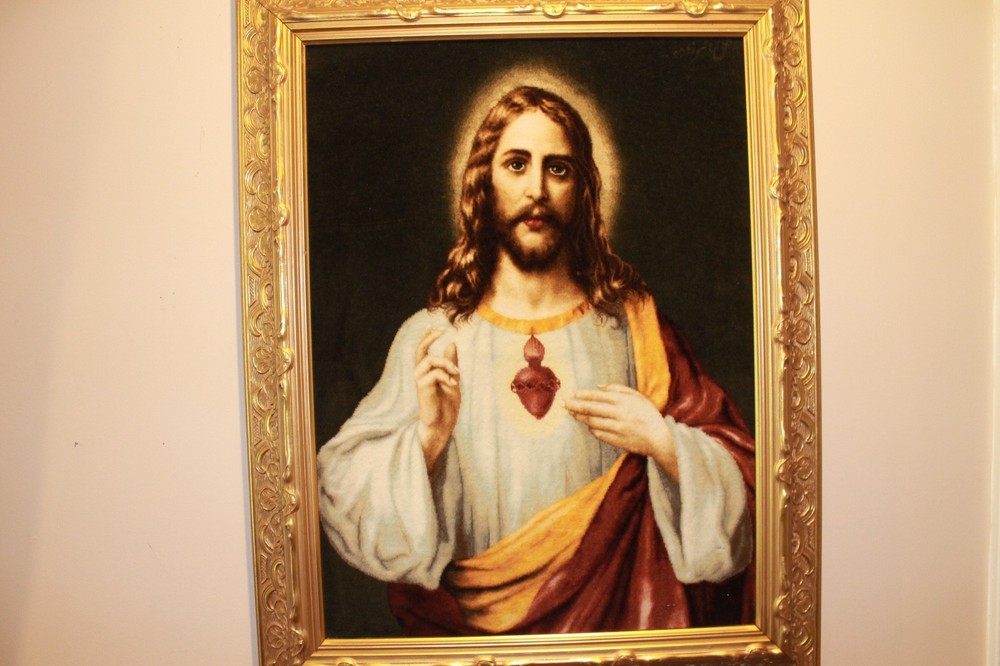 Persian Tabriez Jesus Picture Rug