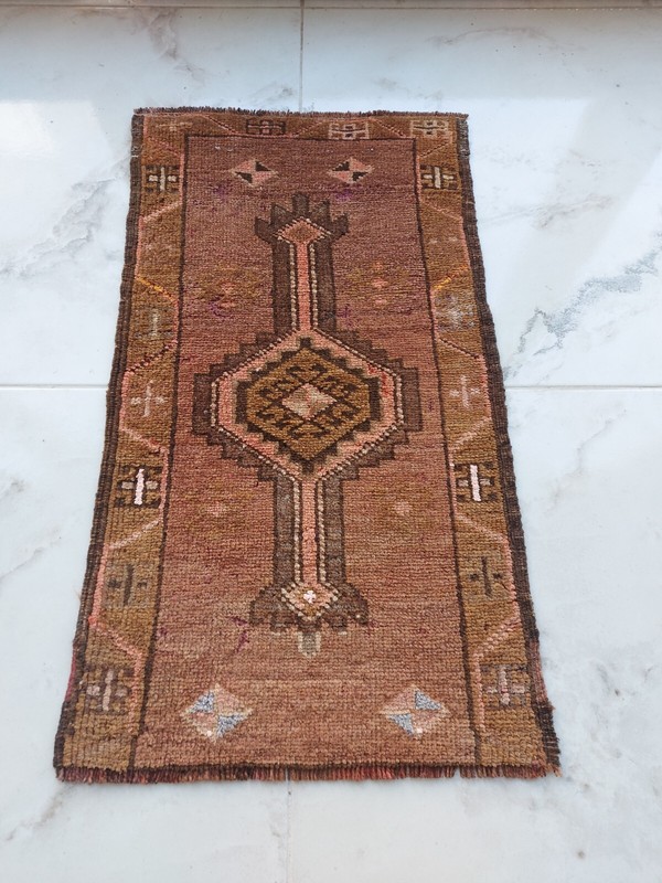 Rare Antique Carpet Rug, 2x3 Home Desing Rug, Handmade Natural Rug Turkish Rug gallery