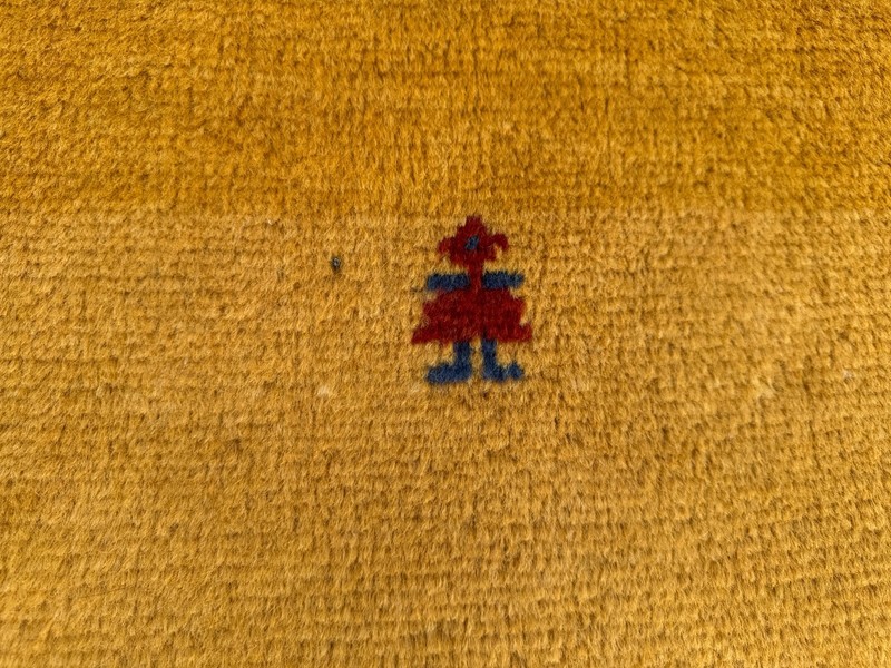 2x3 Afghan Gabbeh Rug – Hand Knotted Wool Small Tribal Minimalist Carpet gallery