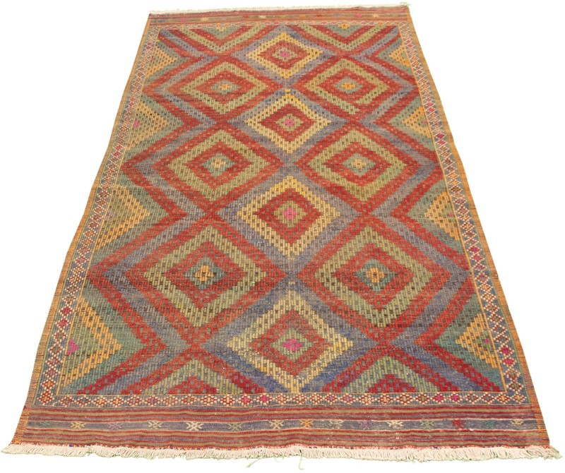 Vintage Hand Woven Area Rug 5'3" x 11'2" Traditional Wool Oriental Carpet gallery