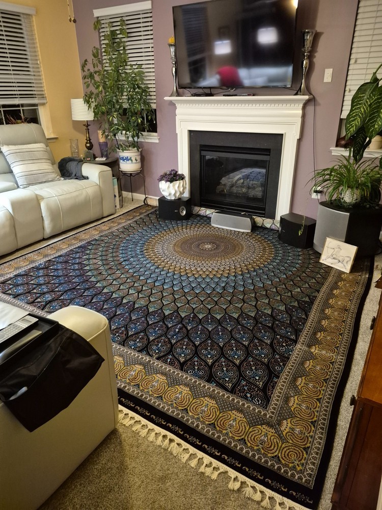 2 Exquisite New Handwoven Turkish Silk Rug – Ultra-Fine 970 KPSI Masterpiec