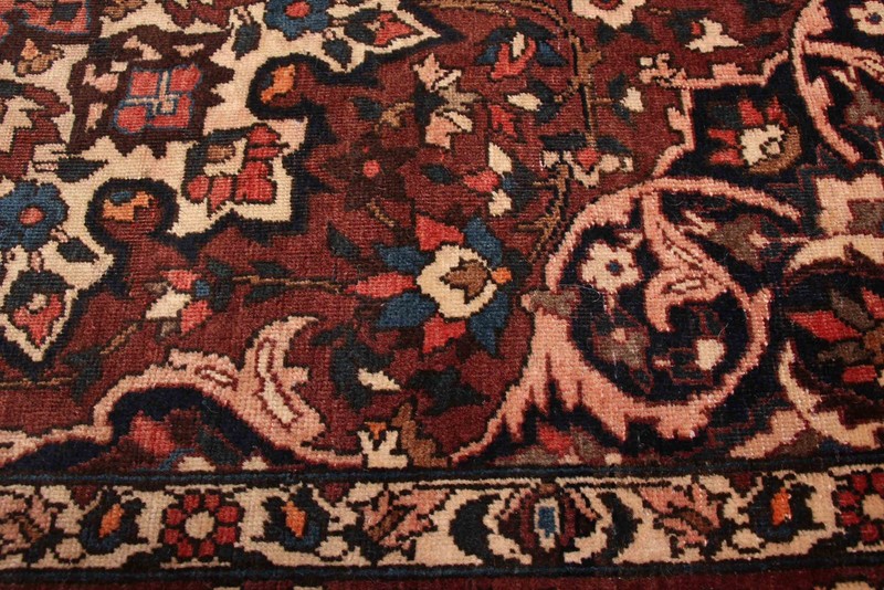 Vintage Hand-Knotted Area Rug 4'6" x 6'11" Traditional Oriental Wool Carpet gallery