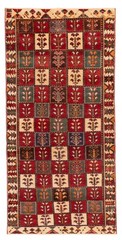 Vintage 4’4″ x 9’2″ Traditional Hand Knotted Vegetable Dye Wool Area Rug