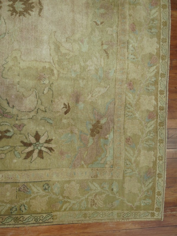 Vintage Turkish Oushak Ushak Rug Size 7'11''x12'1'' gallery
