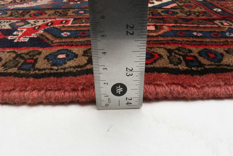 Vintage 3'7" x 4'11" Traditional Hand Knotted Vegetable Dye Wool Area Rug gallery