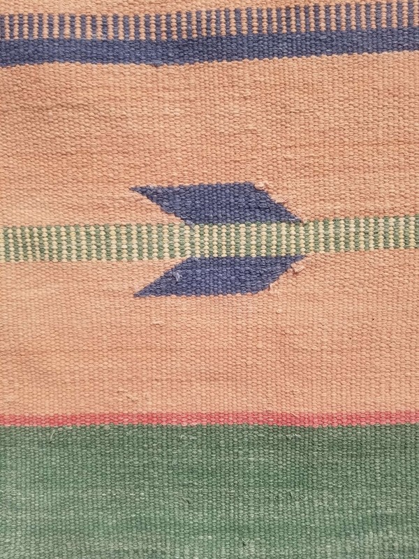 Distressed Vintage Handmade Traditional Multicolor Kilim Rug Carpet 182x113cm gallery