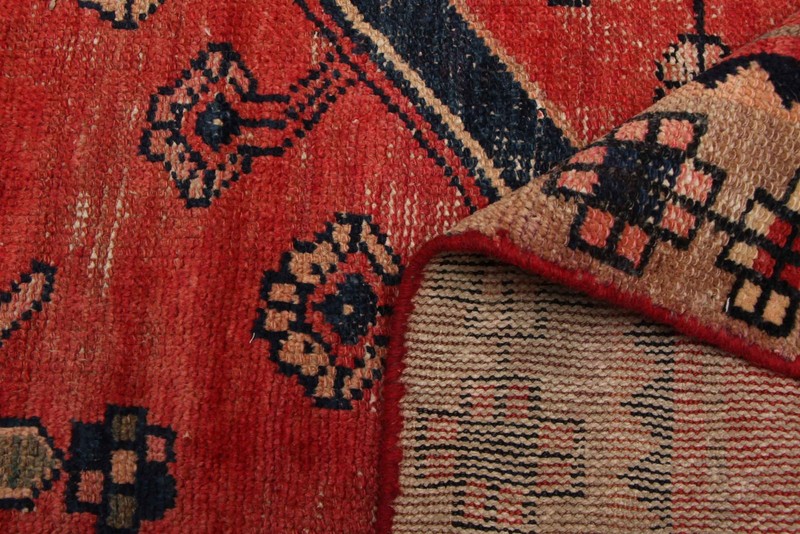 Vintage 4'1" x 6'11" Traditional Hand Knotted Vegetable Dye Wool Area Rug gallery