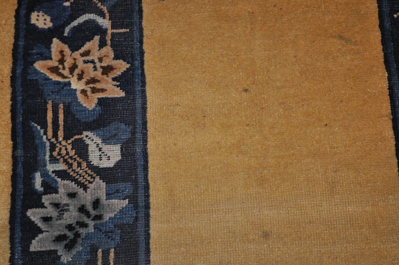 _ANTIQUE_CHINESE_ART_DECO_RUG_3x5 ft. Peking 19th century tribal Oriental gallery