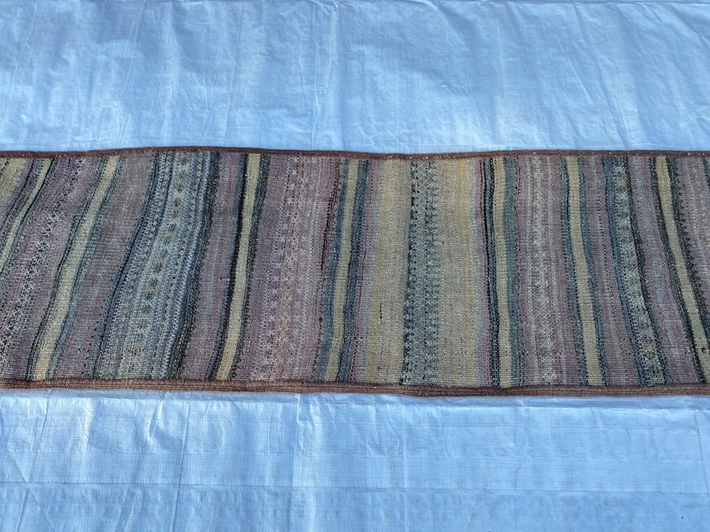 2x10 ft Traditional Hallway Runner Tribal Faded Afghan Handwoven Turkmen Kilim gallery