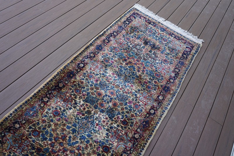Vintage 1940s Persian Hand Knotted Wool Stair Runner Carpet gallery