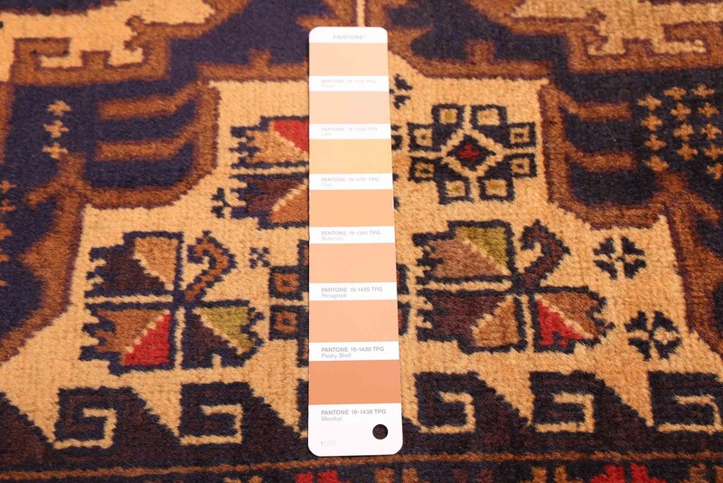 Vintage Hand-Knotted Area Rug 3'4" x 6'5" Traditional Oriental Wool Carpet gallery