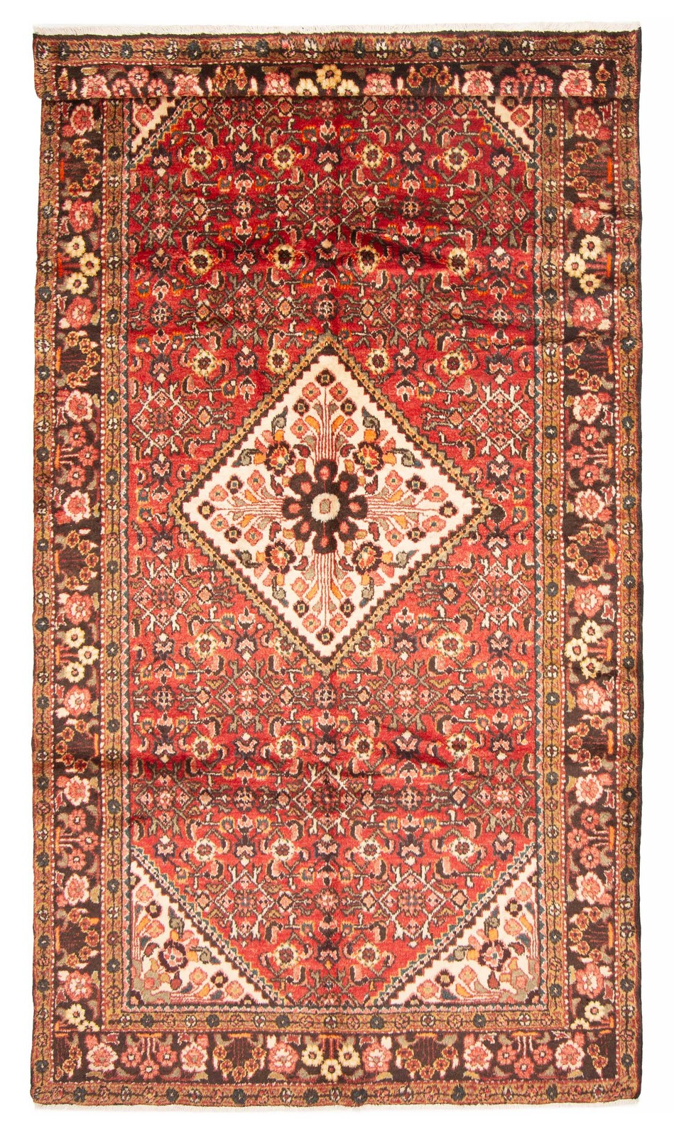 Traditional Vintage Hand-Knotted Area Rug 4'9" x 9'6" Oriental Wool Carpet gallery