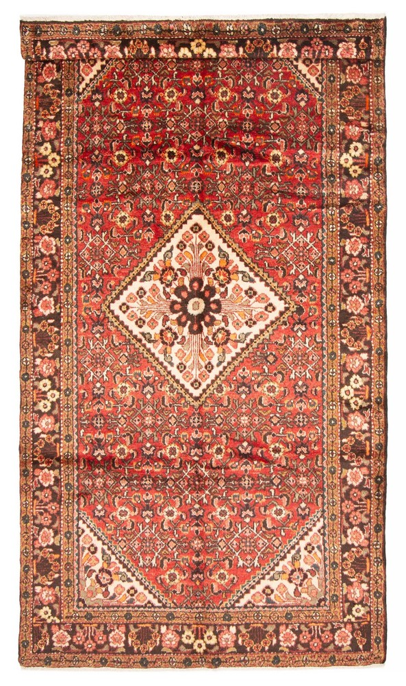 Traditional Vintage Hand-Knotted Area Rug 4'9" x 9'6" Oriental Wool Carpet
