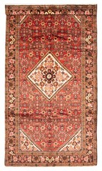 Traditional Vintage Hand-Knotted Area Rug 4’9″ x 9’6″ Oriental Wool Carpet