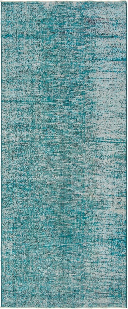 Vintage Hand-knotted Runner Rug 5'1" x 12'9" Traditional Oriental Wool Carpet