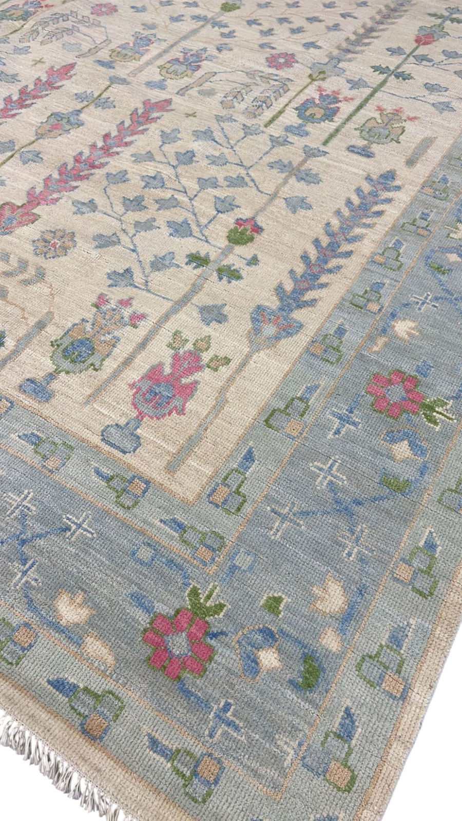 Oushak 8x10, Hand Knotted Rug Modern Oushak Rug 5x8 Bedroom Rug Turkish Knot Rug gallery