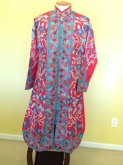 Vintage Indian Kashmiri Crewel Embroidery Coats/ Kurti/ Dress